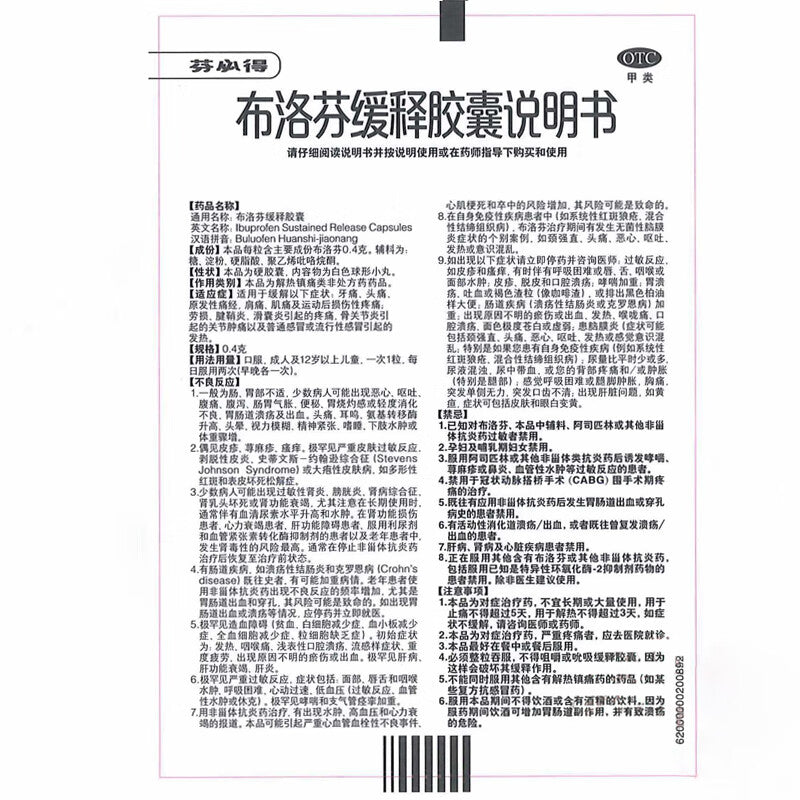 Fenbid Sustained-Release Ibuprofen Capsules – Pain & Inflammation Relief