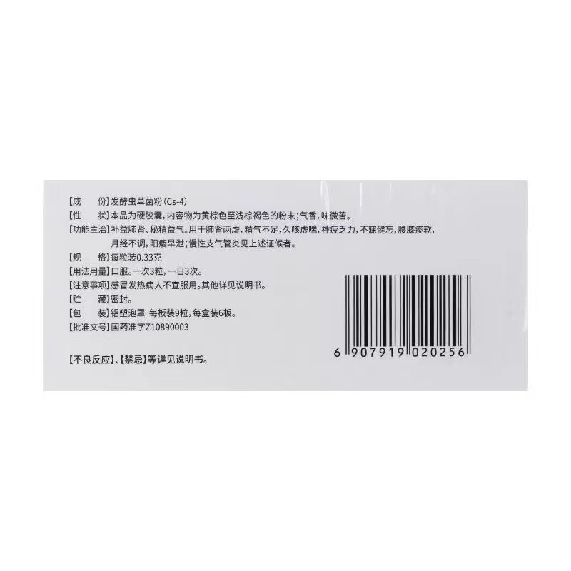 Jinshuibao Capsules 0.33g × 54caps - HK MATSUKIYO