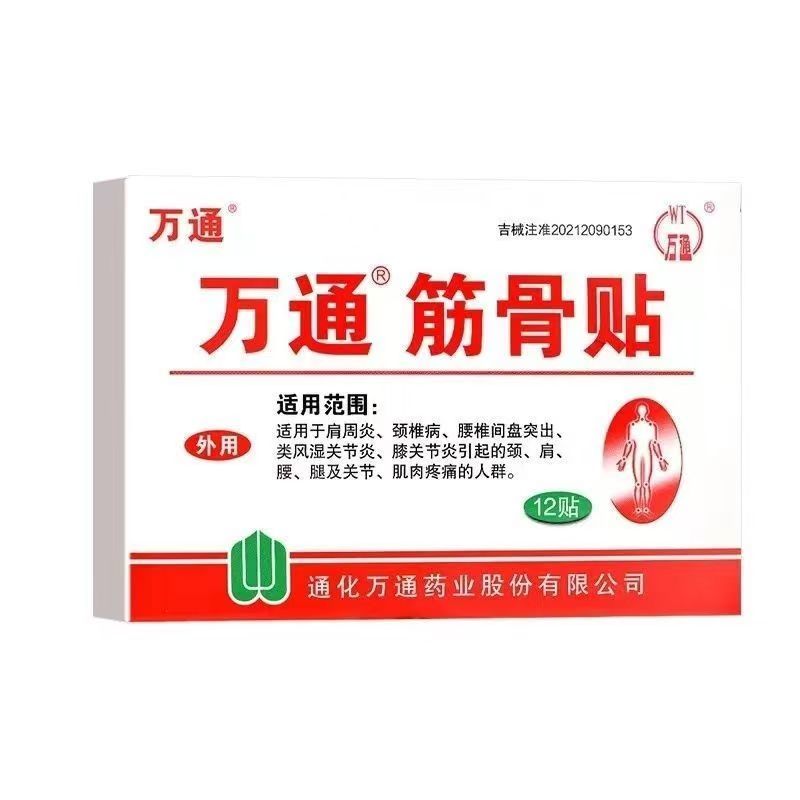 Wantong Musculoskeletal Pain Relief Plaster 12 Patches
