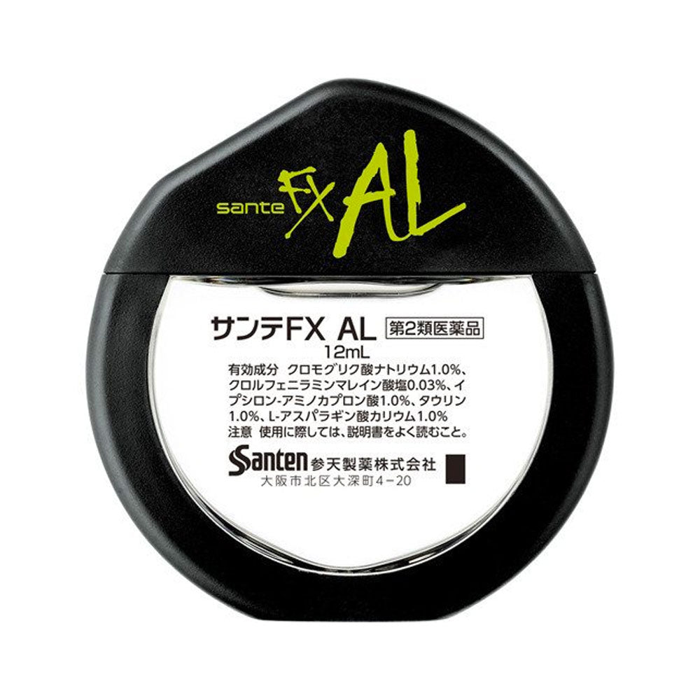 SANTEN FX AL EYEDROPS CLEARS ITCHING 12ML - HK MATSUKIYO
