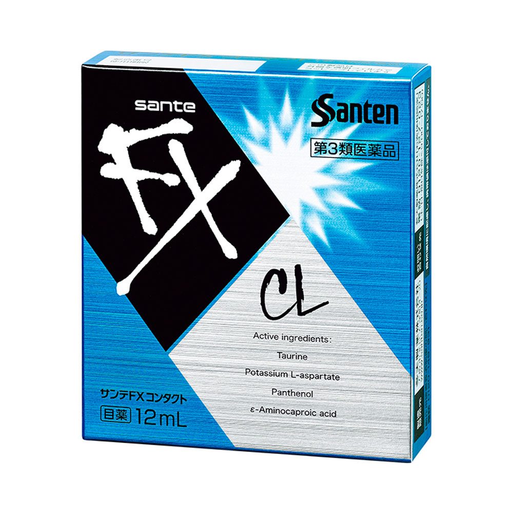SANTEN FX CL EYEDROPS CONTACT LENSES 12ML - HK MATSUKIYO
