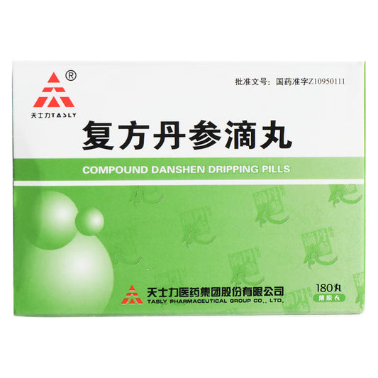 Tasly Compound Danshen Dripping Pills – 180 Pills (27mg each) - HK MATSUKIYO
