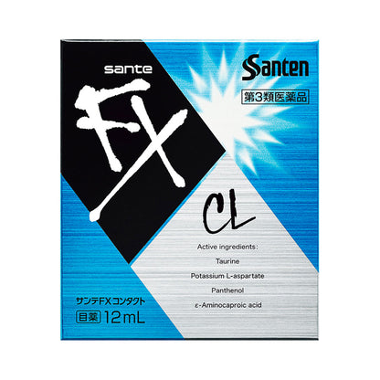 SANTEN FX CL EYEDROPS CONTACT LENSES 12ML - HK MATSUKIYO